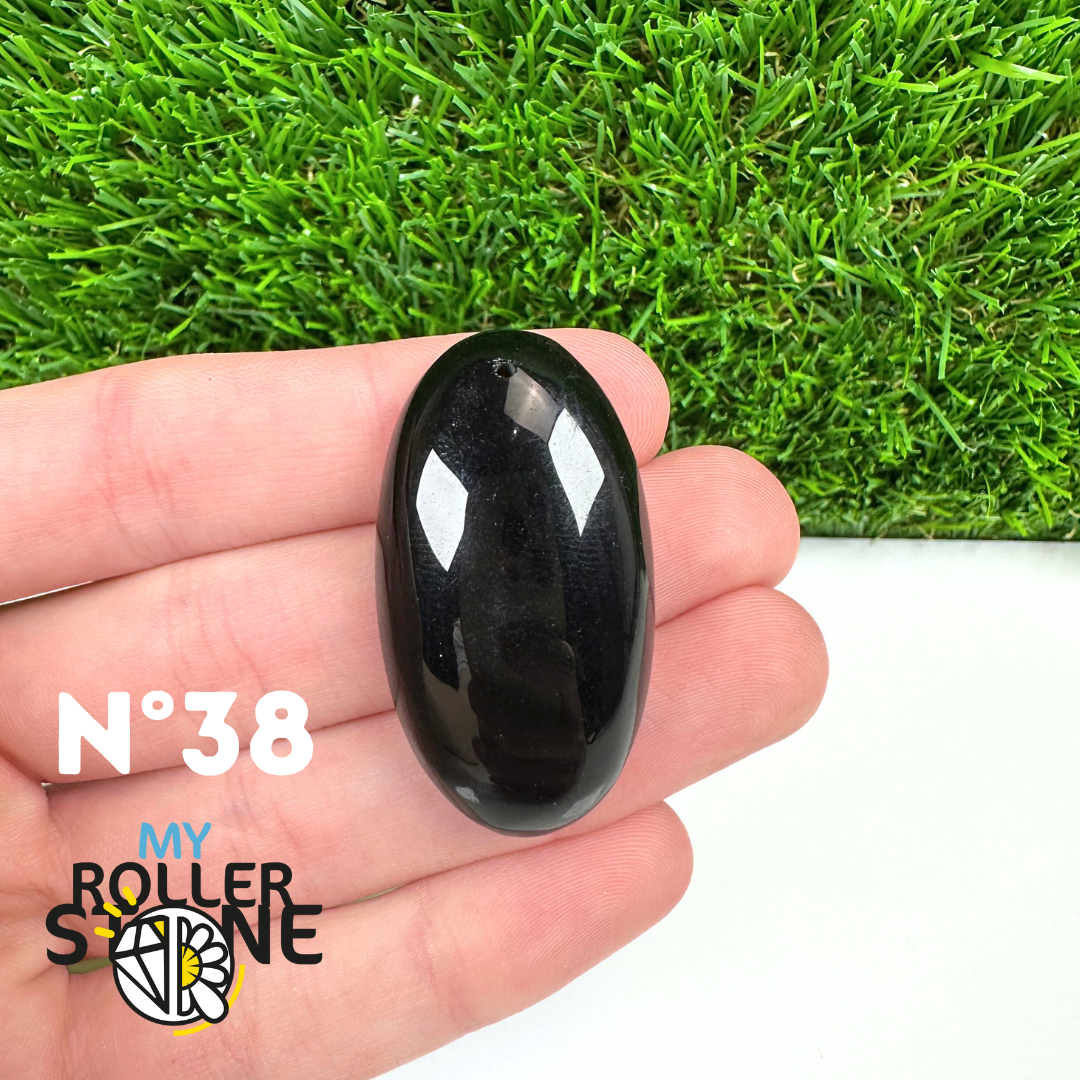 Pendentif Percé Tourmaline Noire