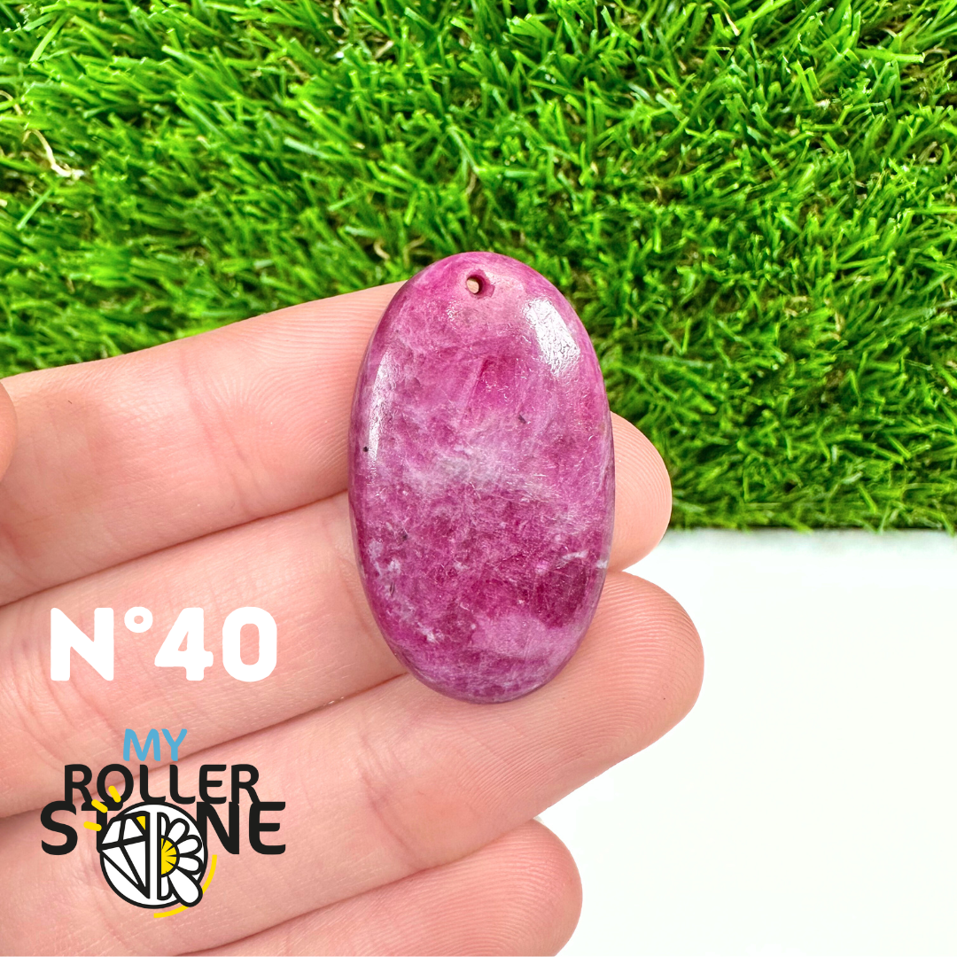 Pendentif Percé Rubis 3A