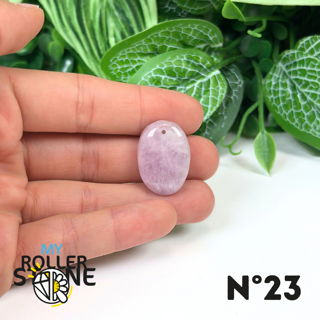 Pendentif Kunzite 5A percé