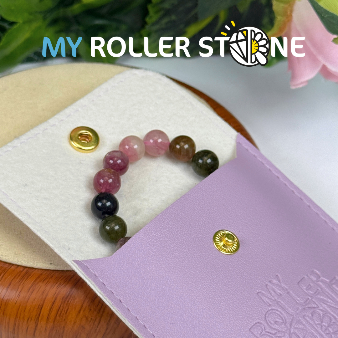 Bracelet perle Tourmaline multicolore 5A