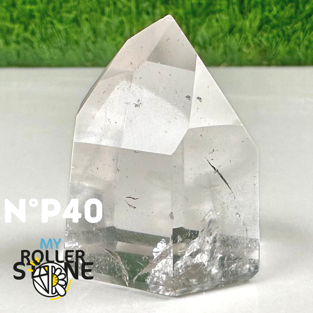 Pointe en Cristal de Roche Petite Taille