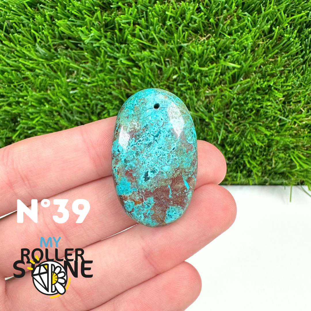 Pendentif Percé Shattuckite 5A