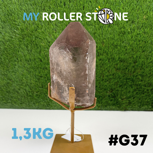 Quartz Fumé sur Support #G37