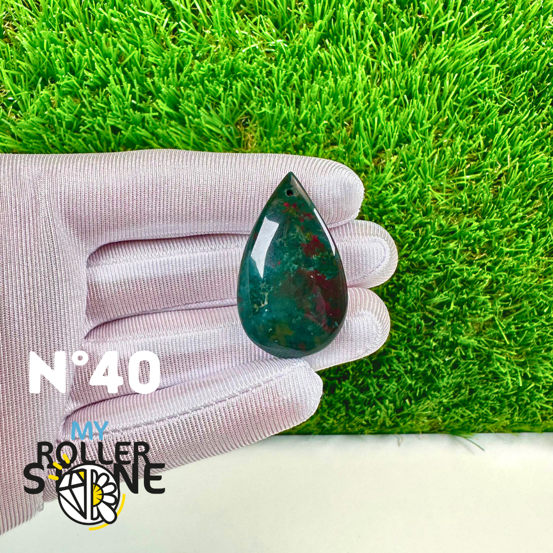 Pendentif Percé Héliotrope