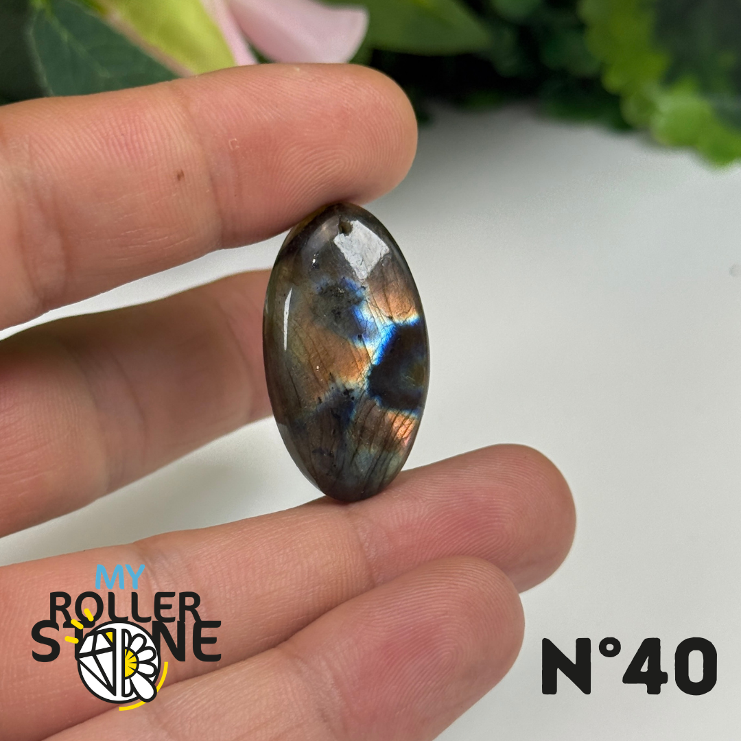 Pendentif Percé Labradorite Multi Fire 5A