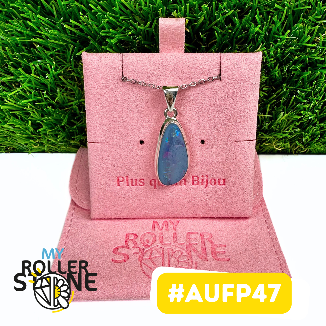 Pendentif Opale Australienne Argent 925 (AUFP47)