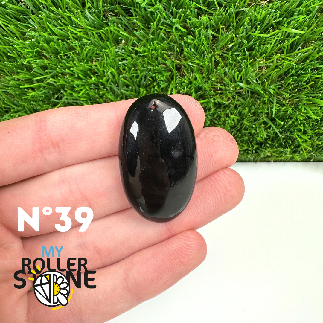 Pendentif Percé Tourmaline Noire