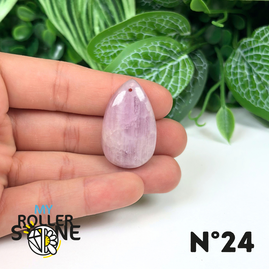 Pendentif Kunzite 5A percé