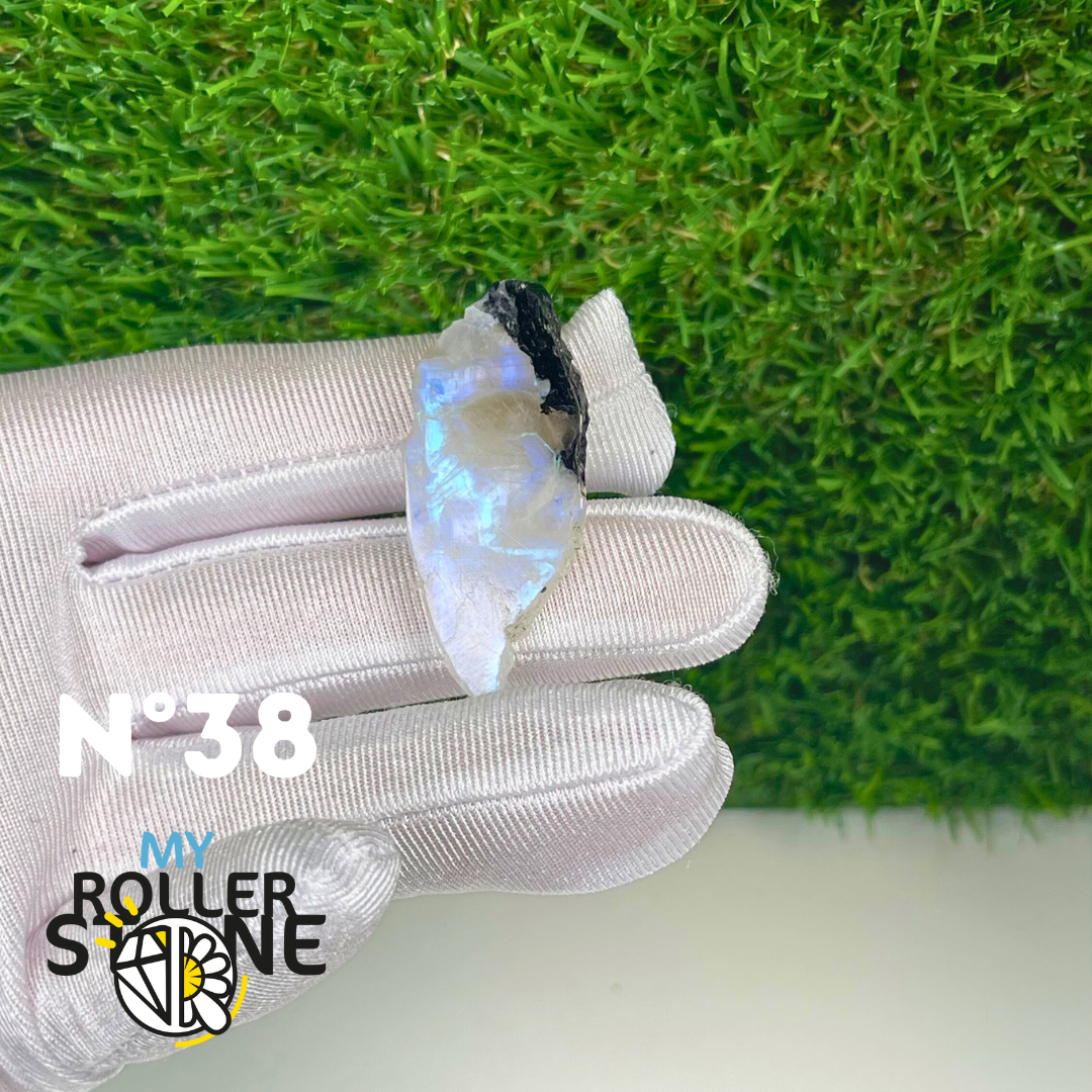 Pendentif Percé Pieristérite tranche semi brute 5A