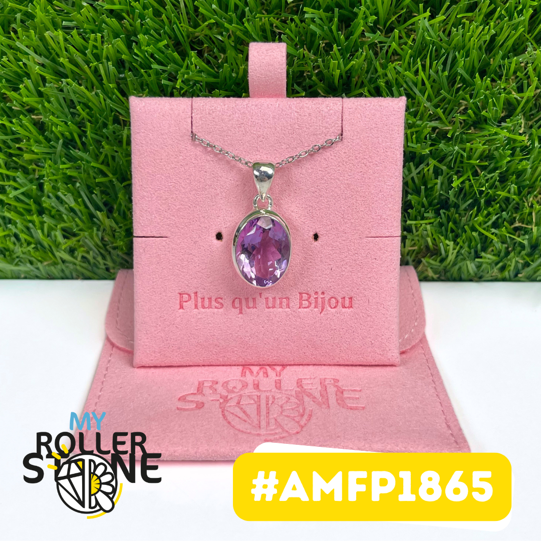 Pendentif Argent 925 Améthyste Facettée #AMFP1865