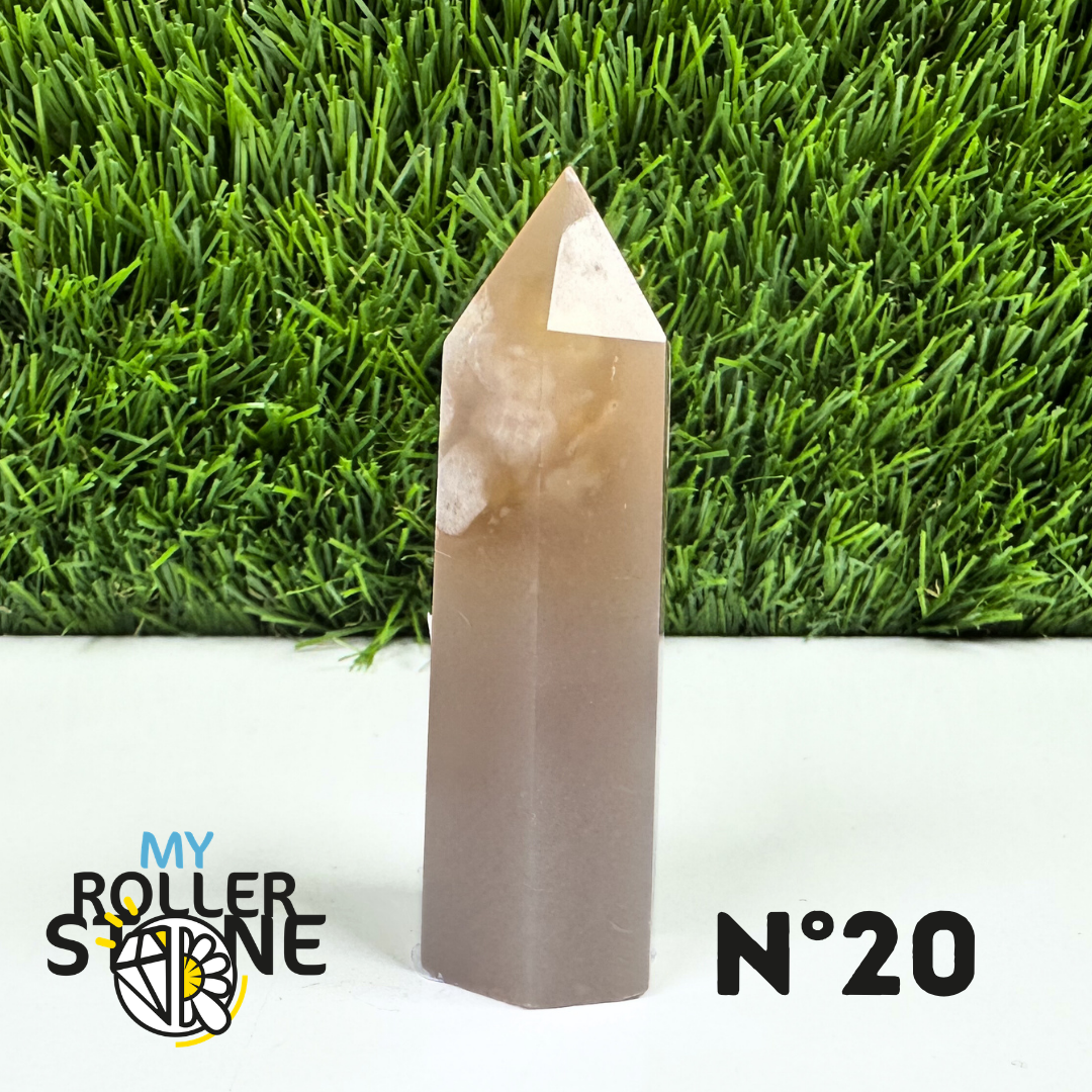 Pointes Pierre Agate Fleur