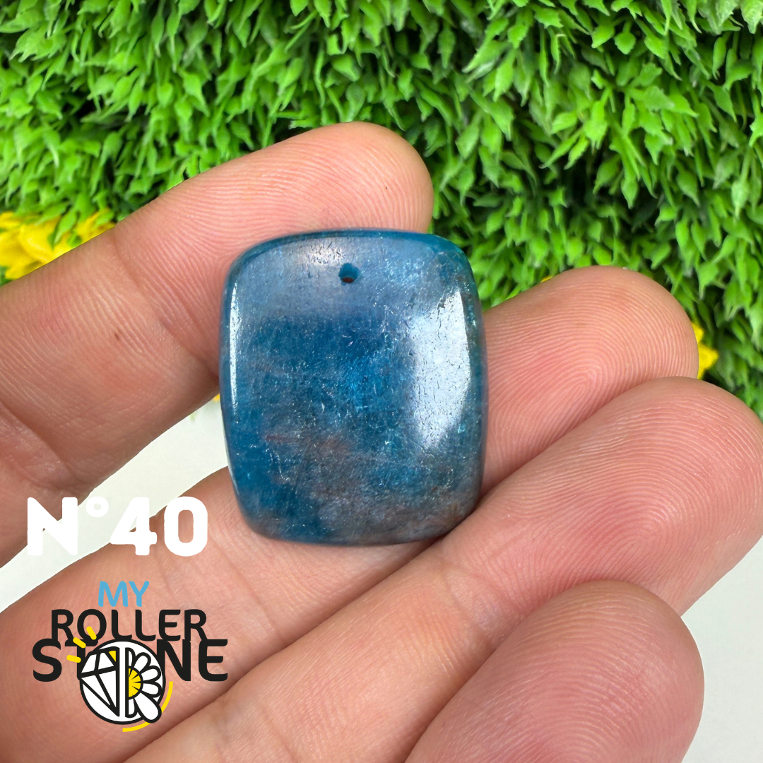 Pendentif Apatite bleue 3A