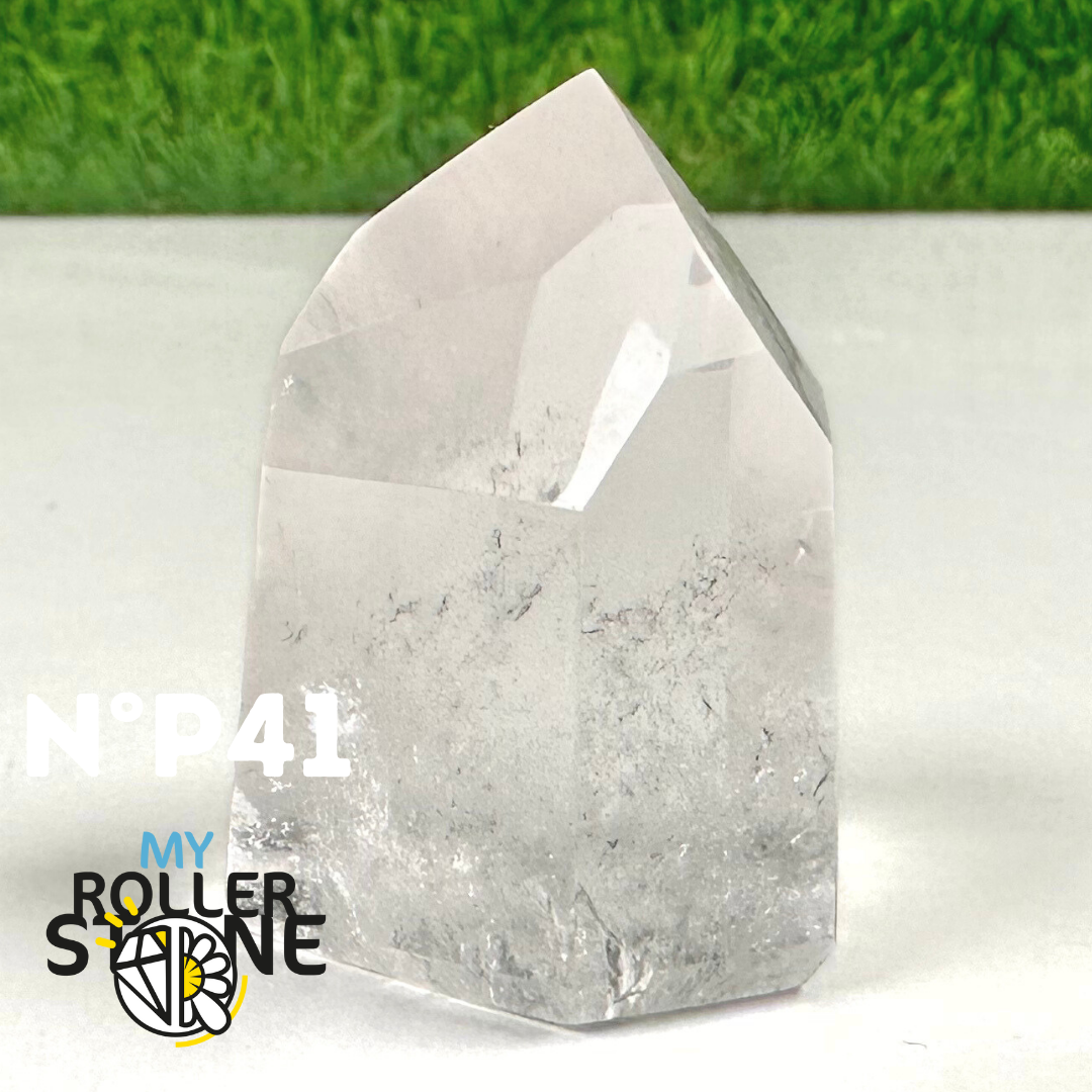 Pointe en Cristal de Roche Petite Taille