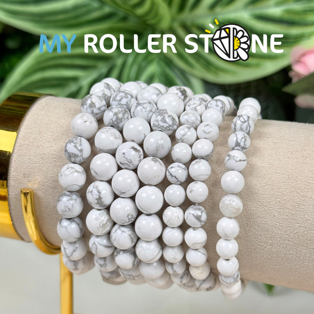 Bracelet perle Howlite 