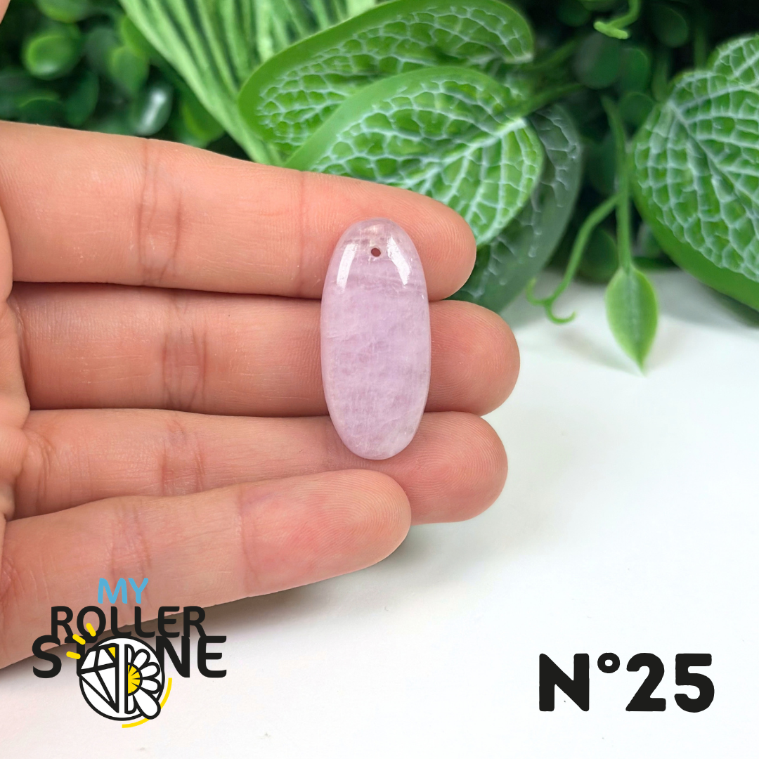 Pendentif Kunzite 5A percé