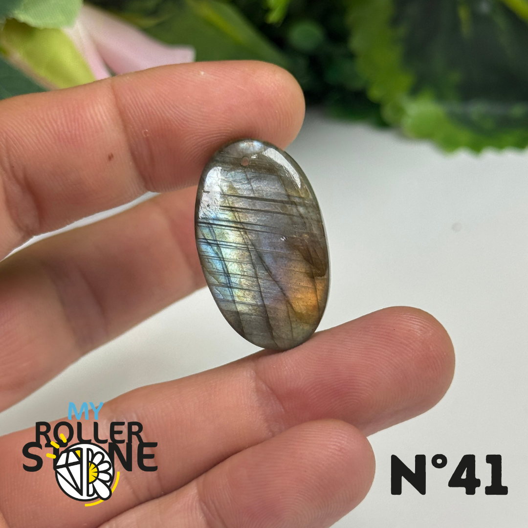 Pendentif Percé Labradorite Multi Fire 5A