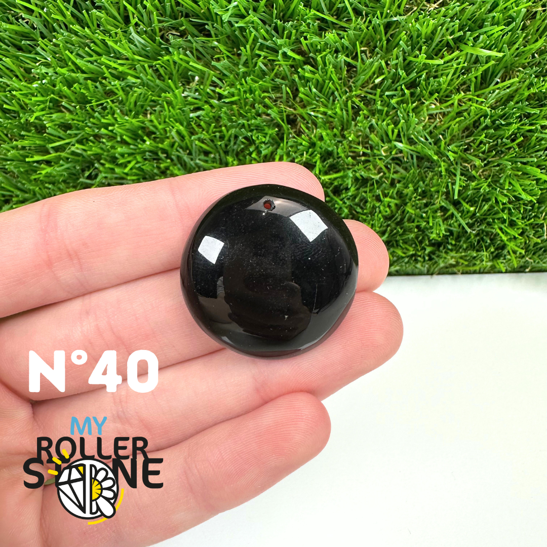 Pendentif Percé Tourmaline Noire