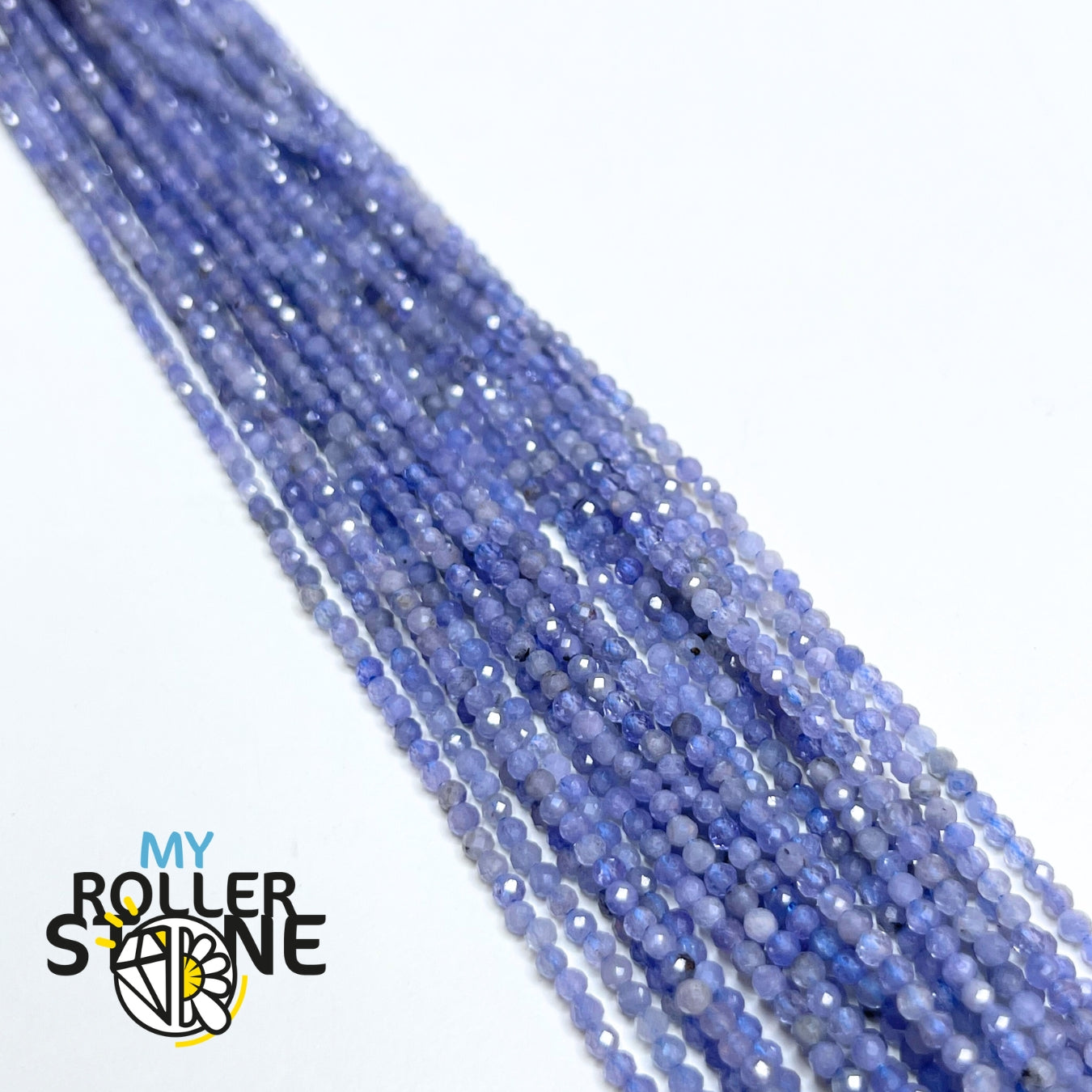 Perle Tanzanite facettée 2 MM