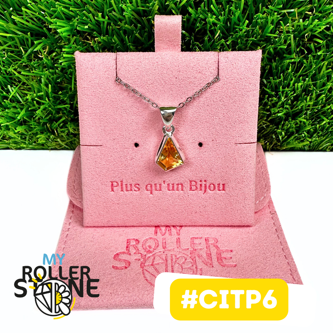 Pendentif Citrine Argent 925 (CITP6)