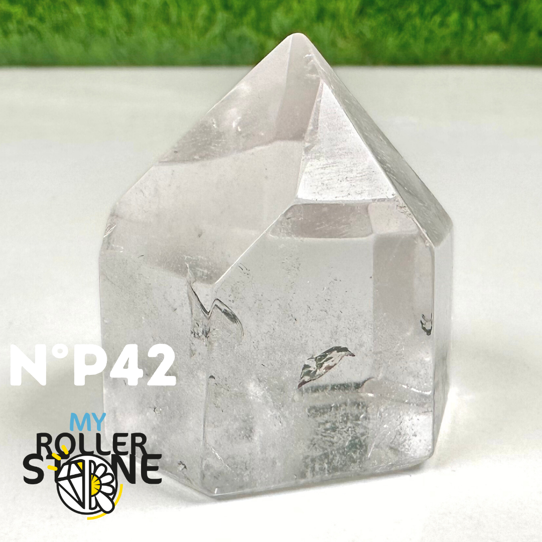 Pointe en Cristal de Roche Petite Taille