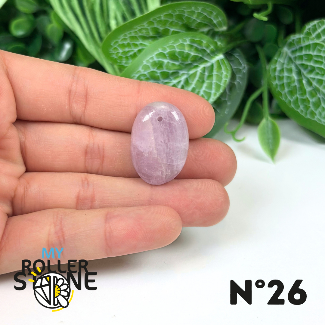 Pendentif Kunzite 5A percé