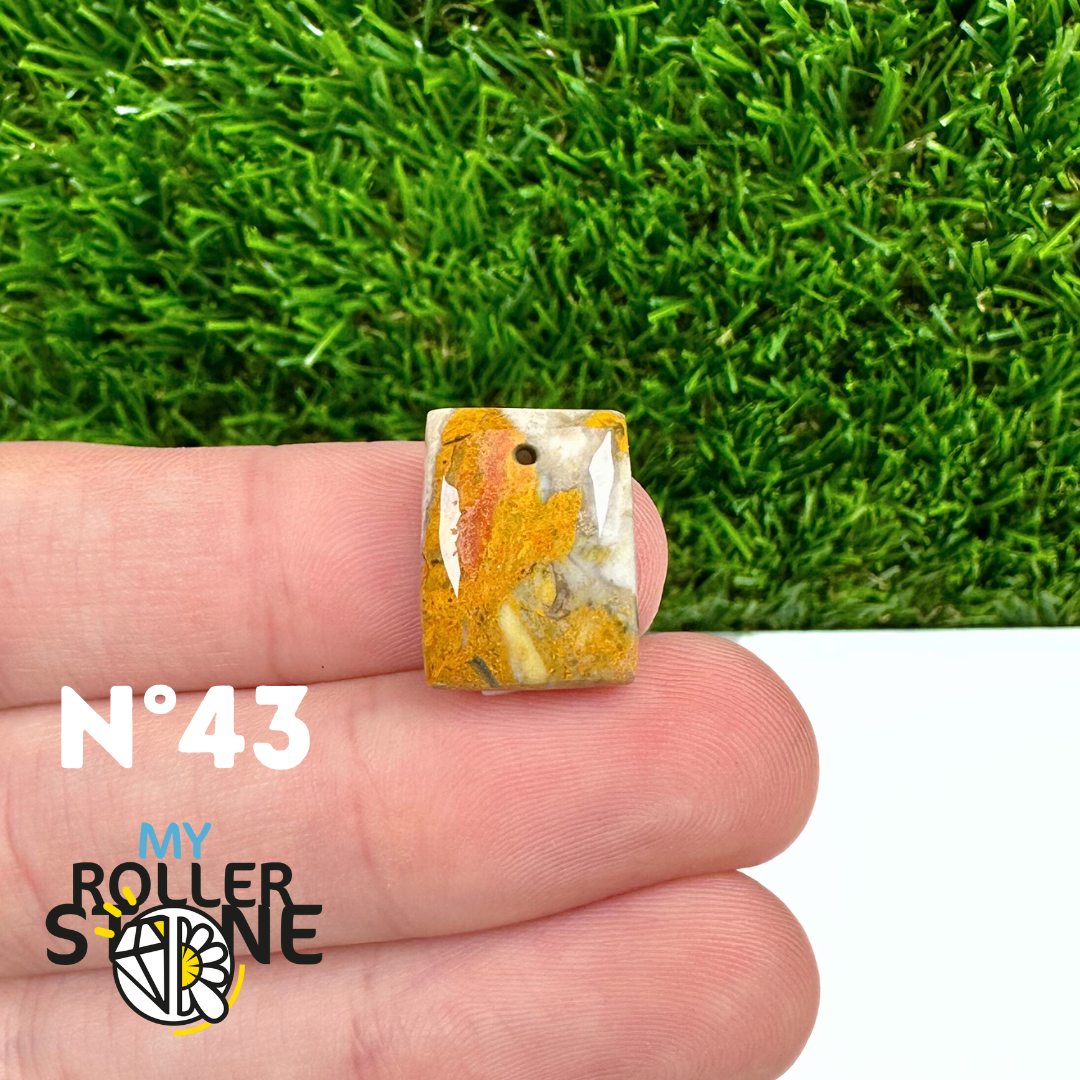 Pendentif Jaspe Bumblebee Néo 5A Percé