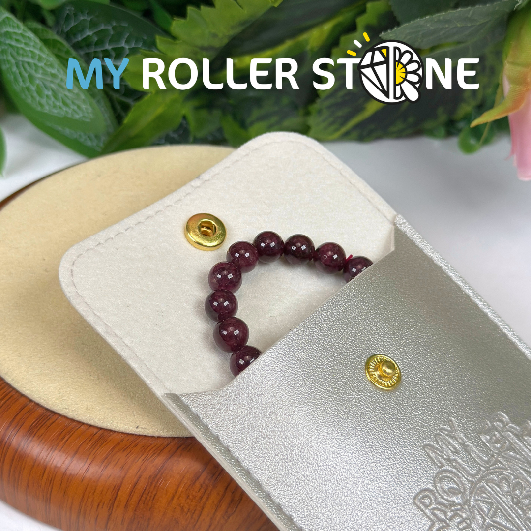 Bracelet perle Tourmaline Rouge Rubellite 3A