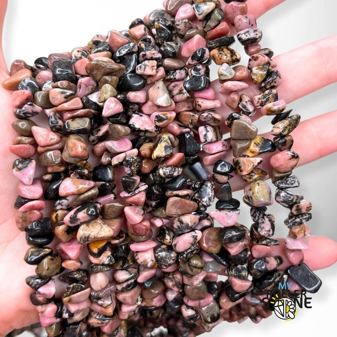 Perle Chips Rhodonite Australienne 80 CM