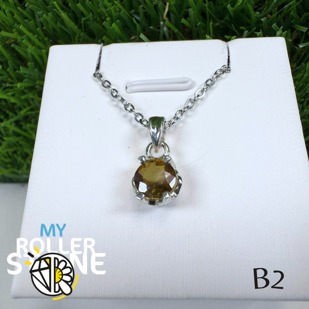 Pendentif Andalousite Qualité Gemme B2