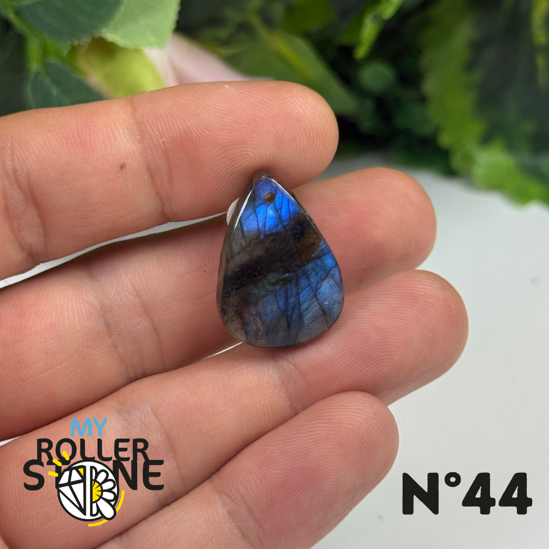 Pendentif Percé Labradorite Multi Fire 5A