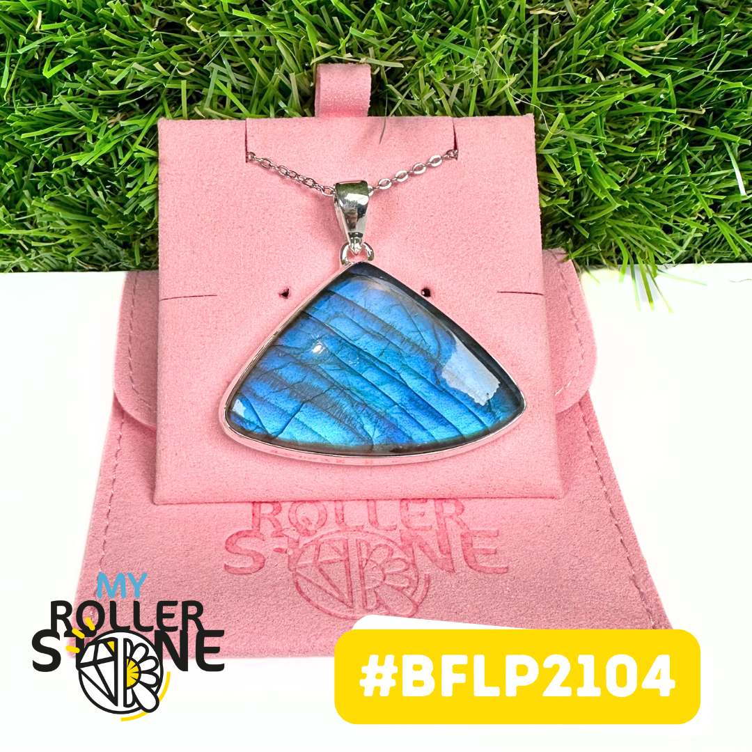 Pendentif Labradorite Blue Fire Argent 925 #BFLP2104