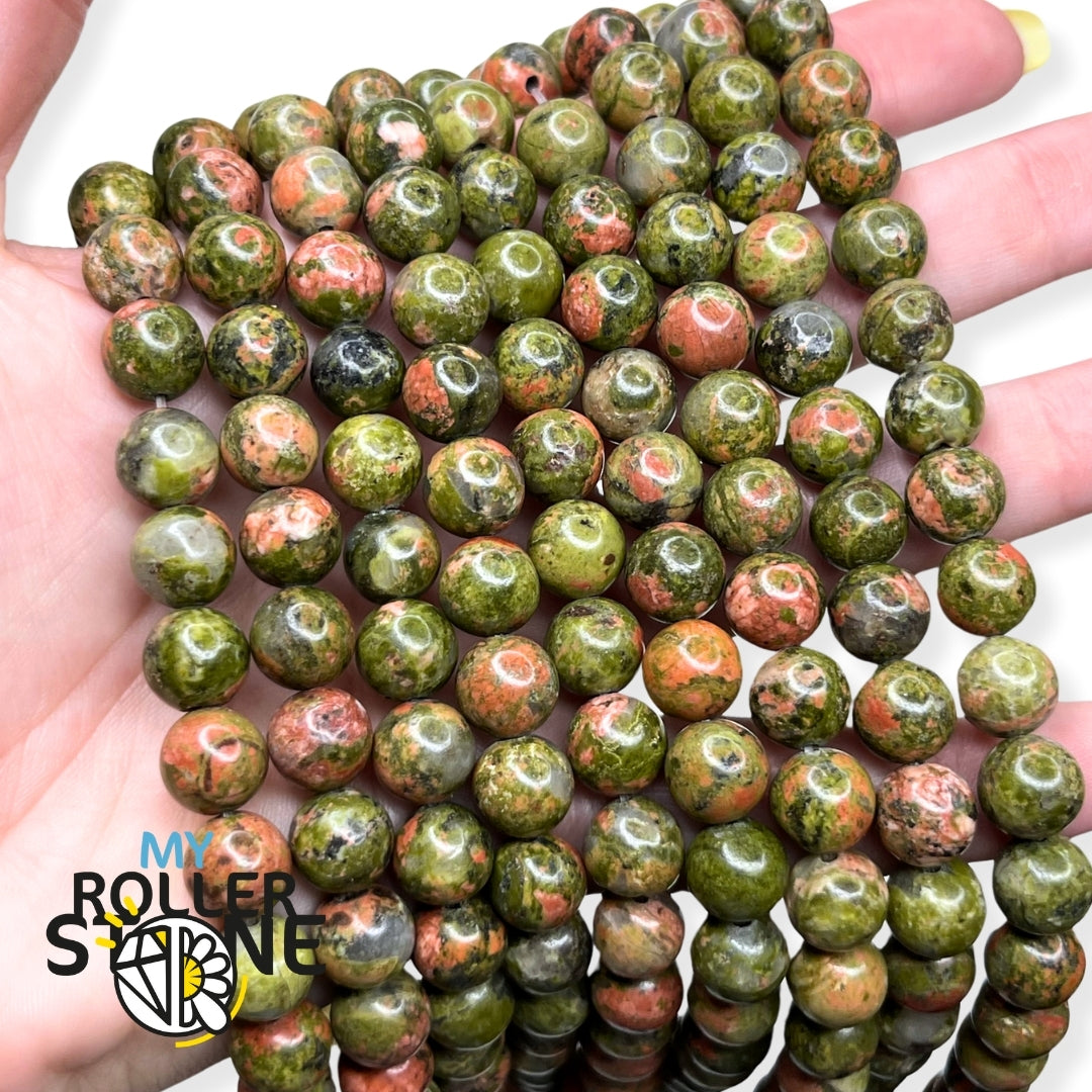 Perle Unakite 8 MM