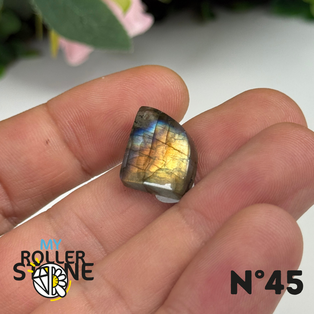 Pendentif Percé Labradorite Multi Fire 5A
