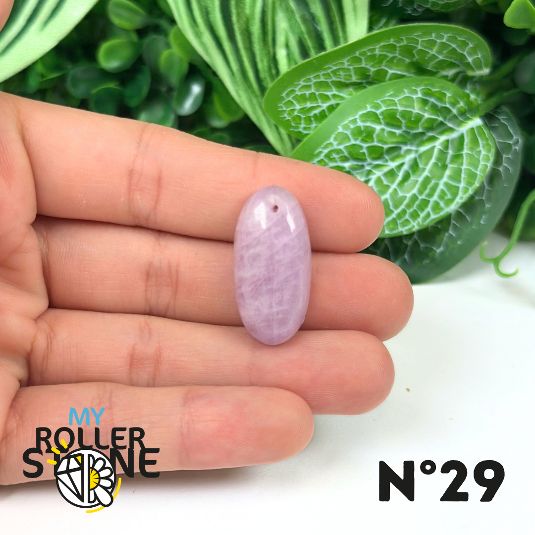 Pendentif Kunzite 5A percé