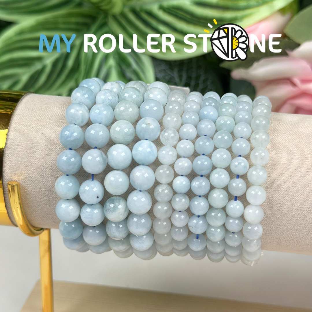 Bracelet en Aigue-Marine 3A