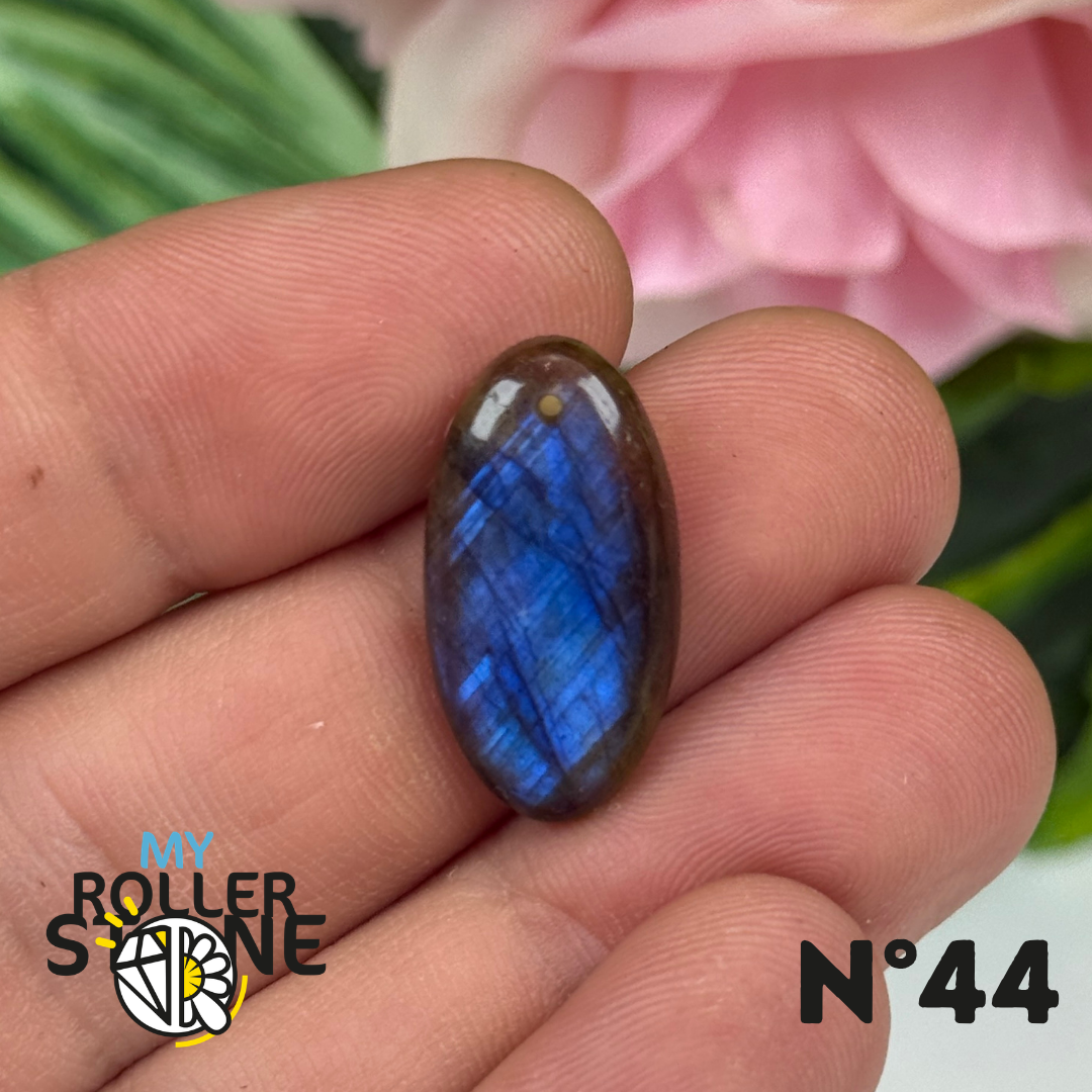 Pendentif Labradorite Blue fire percé 5A