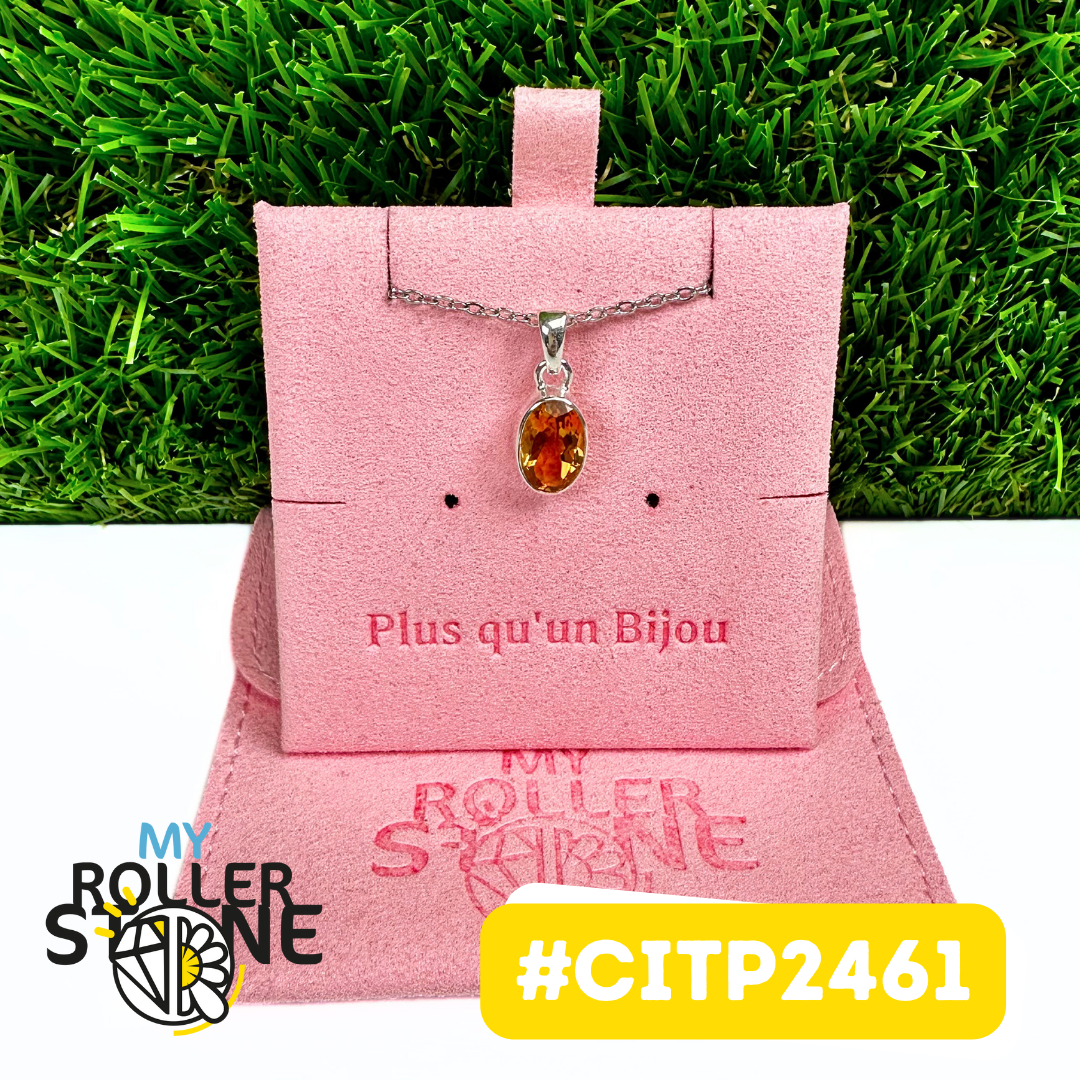 Pendentif Citrine Argent 925 (CITP2461)