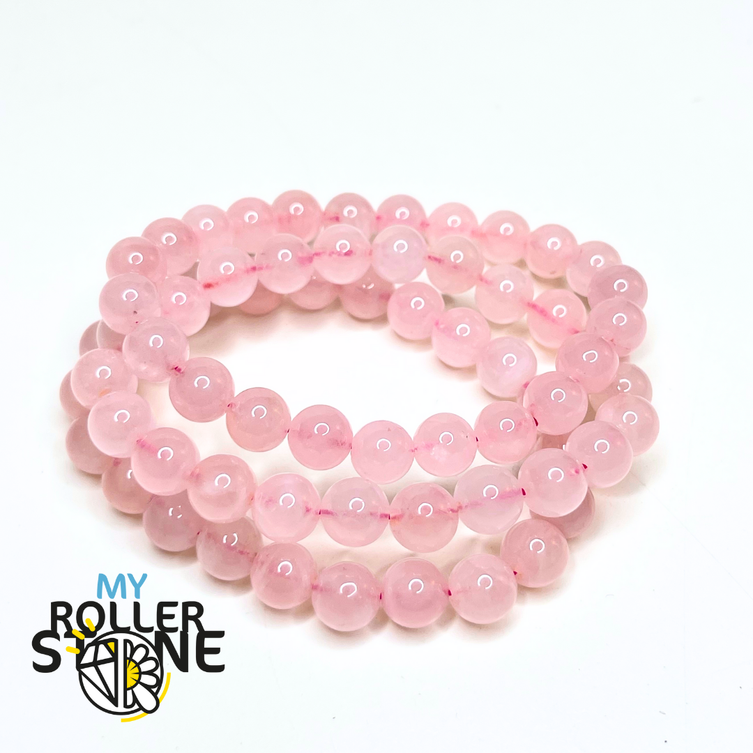 Bracelet Quartz Rose de Madagascar 5A