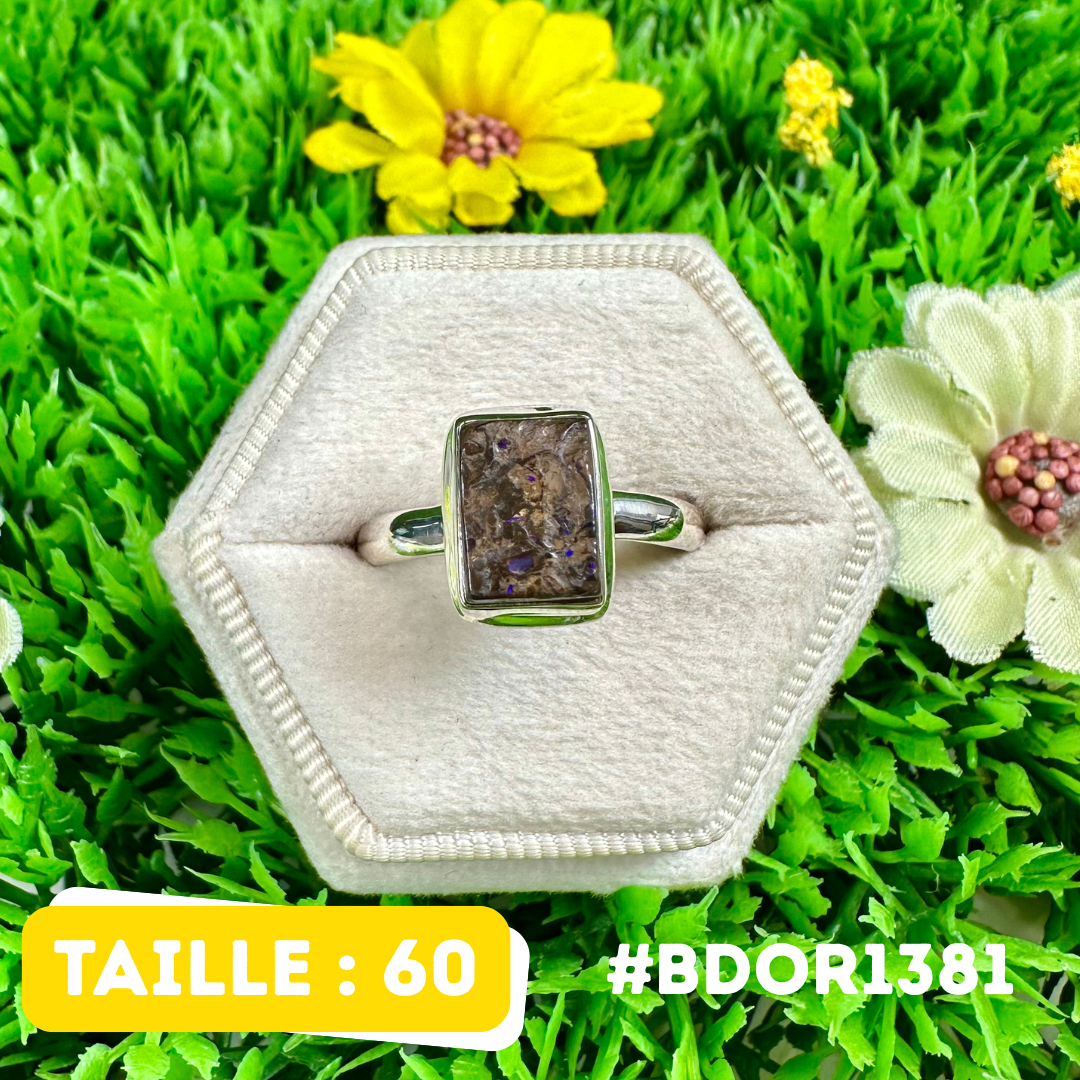 Bague Opale Boulder Argent 925 #BDOR1381