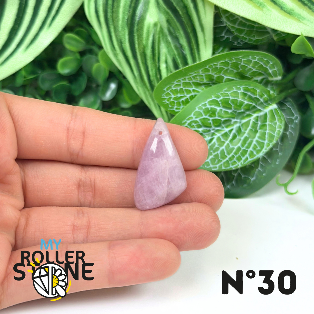 Pendentif Kunzite 5A percé