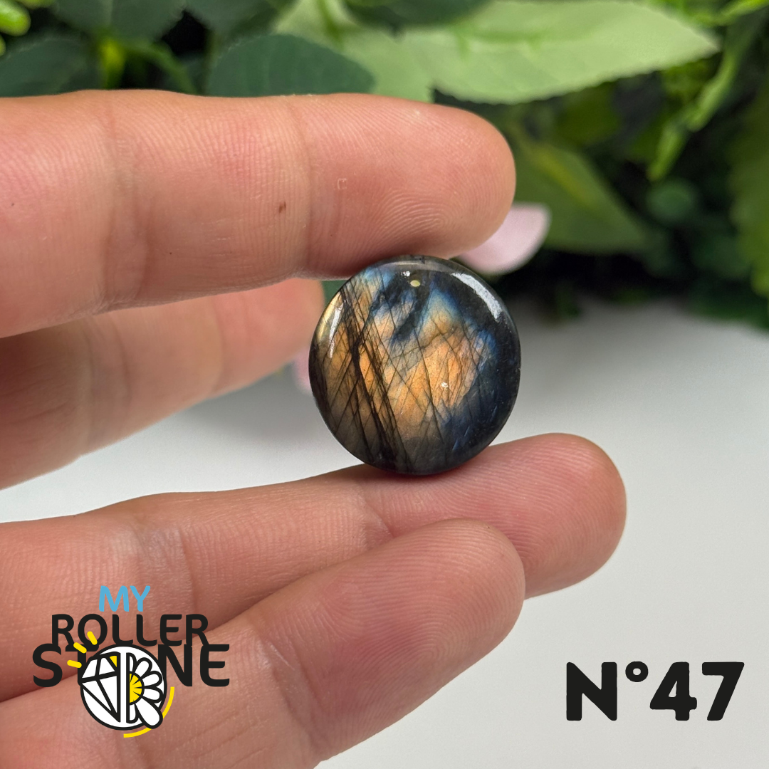 Pendentif Percé Labradorite Multi Fire 5A