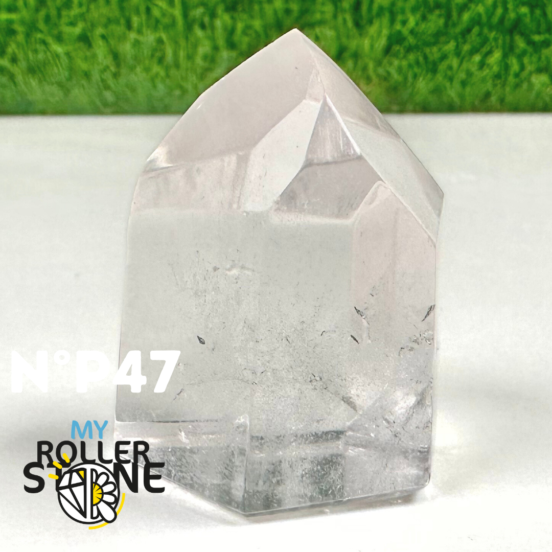 Pointe en Cristal de Roche Petite Taille