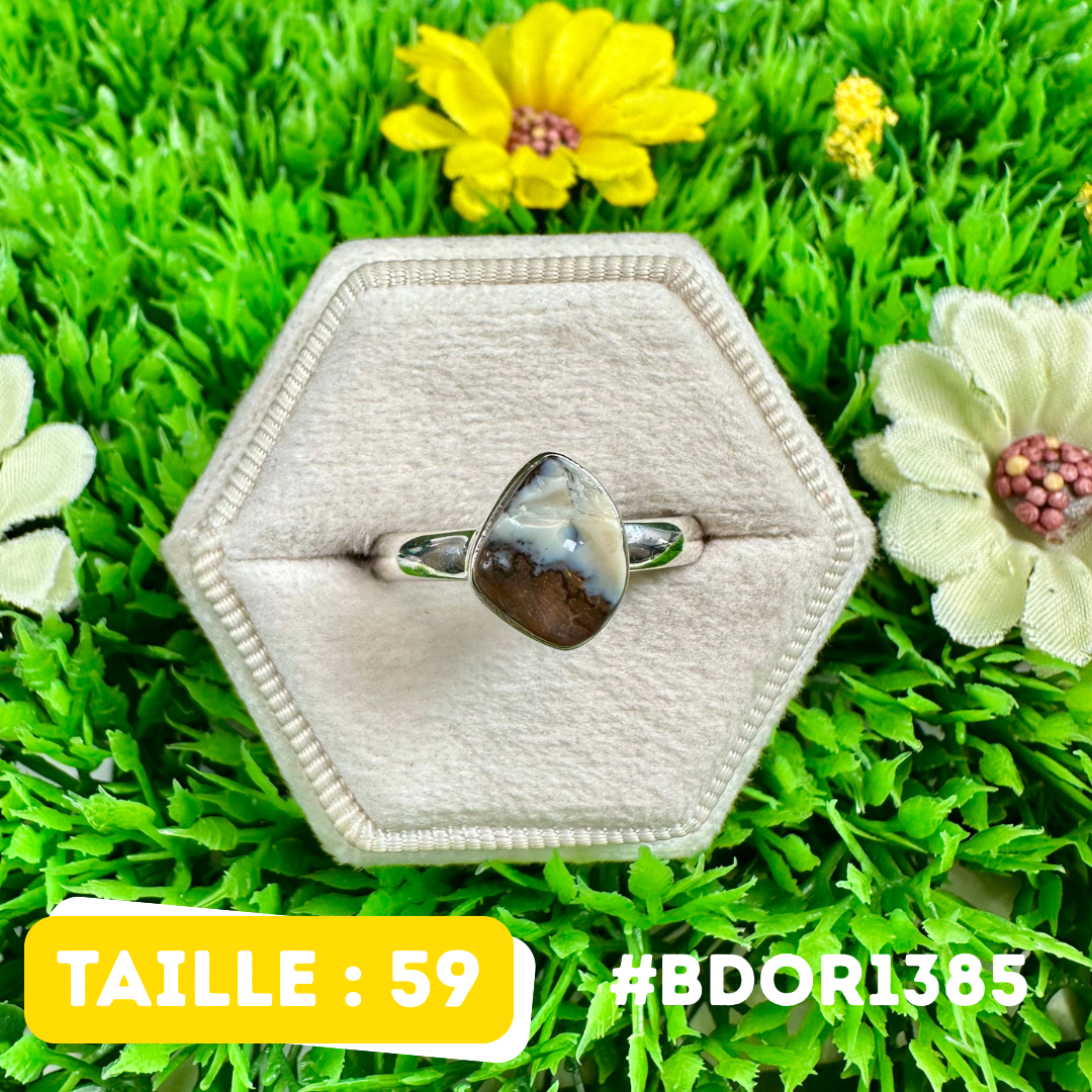 Bague Opale Boulder Argent 925 #BDOR1385