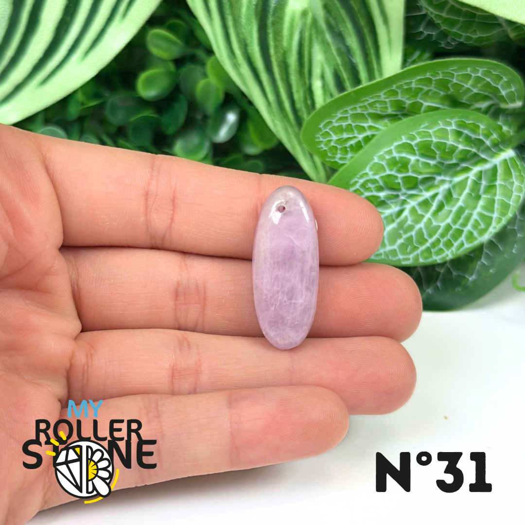 Pendentif Kunzite 5A percé