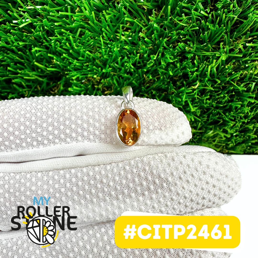 Pendentif Citrine Argent 925 (CITP2461)
