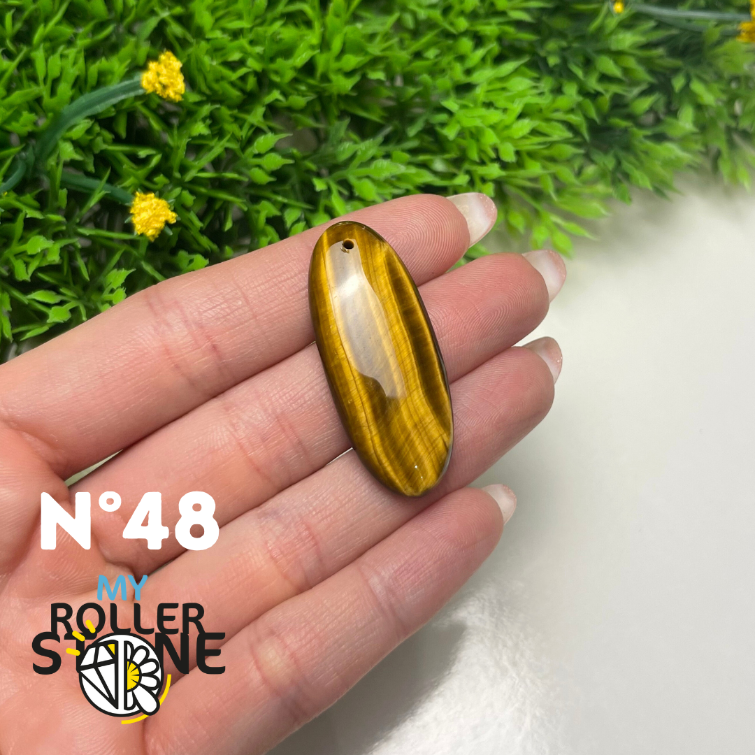 Pendentif Oeil de Tigre 5A percé