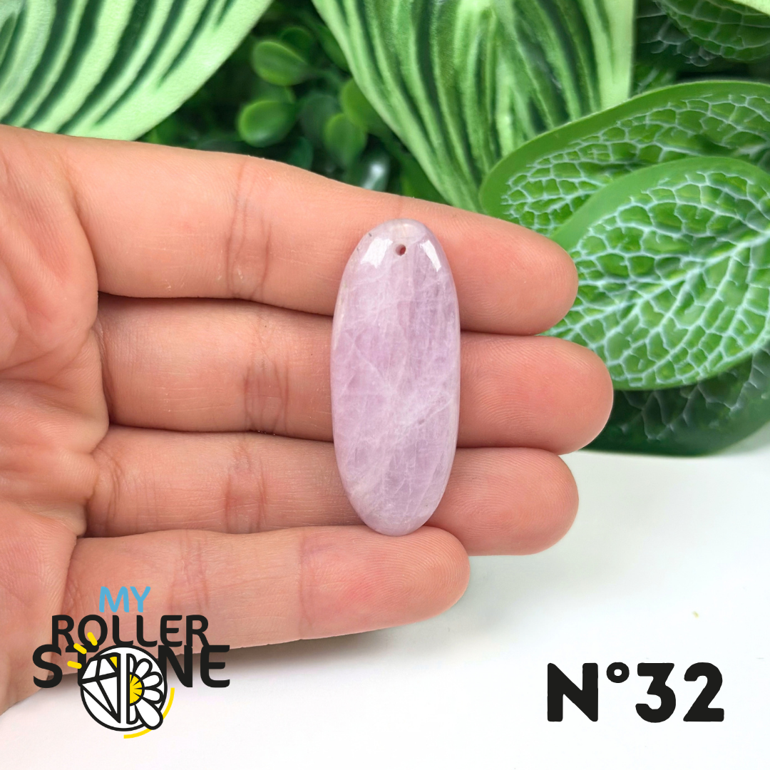 Pendentif Kunzite 5A percé