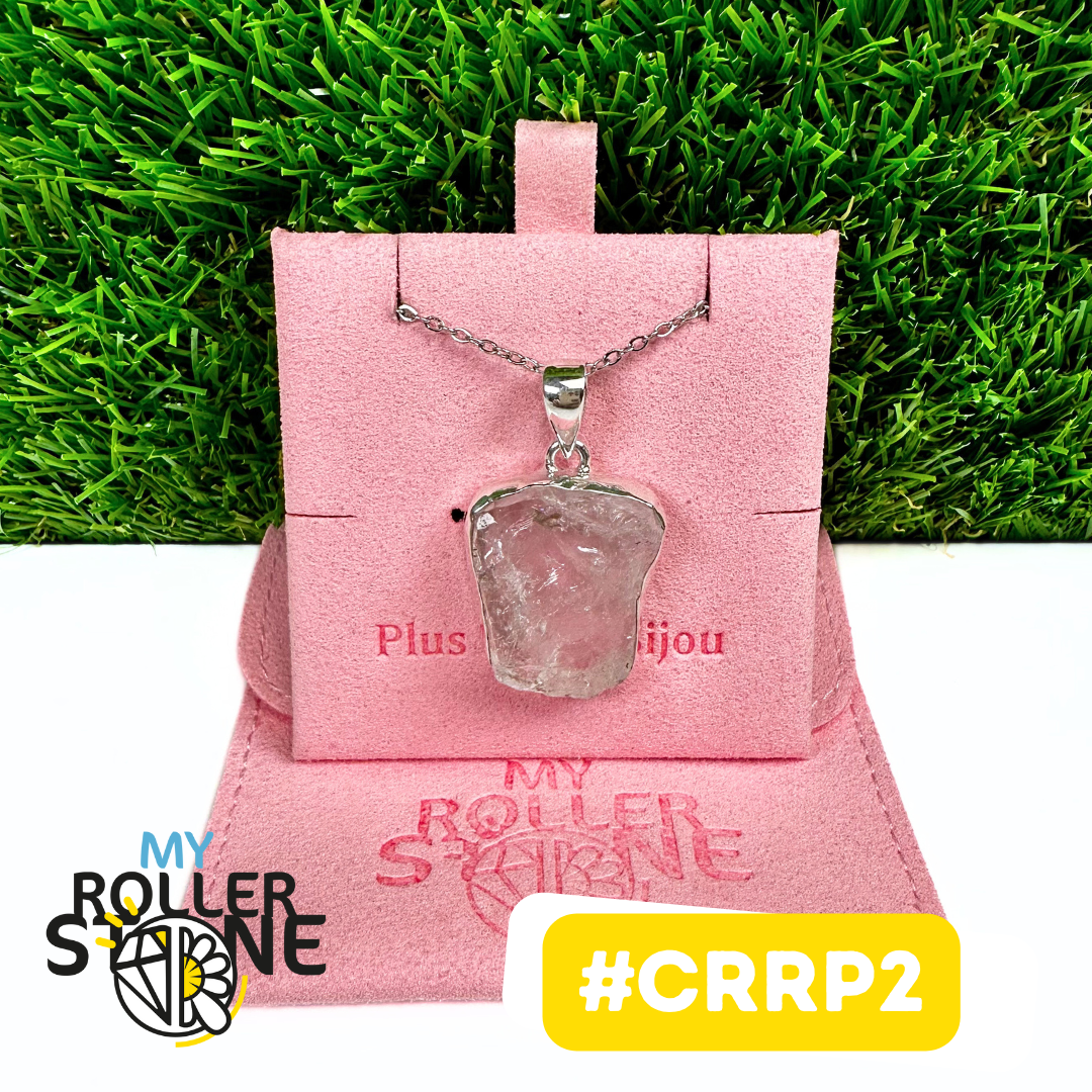 Pendentif Cristal de roche Brute (CRRP2)