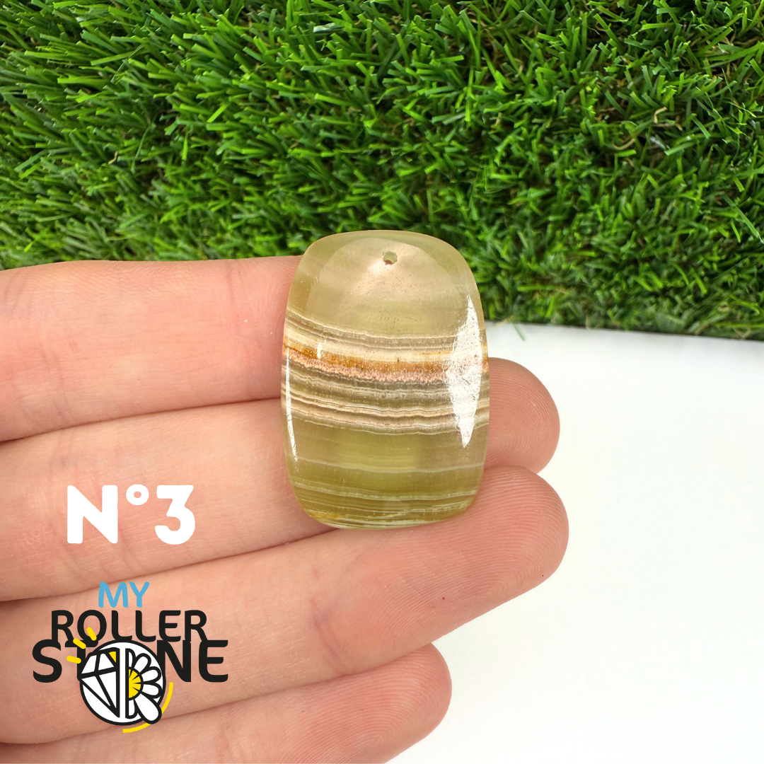 Pendentif Calcite Verte 5A Percé