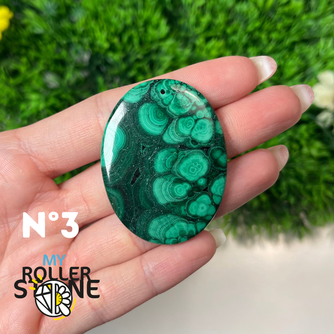 Pendentif Malachite 5A percé